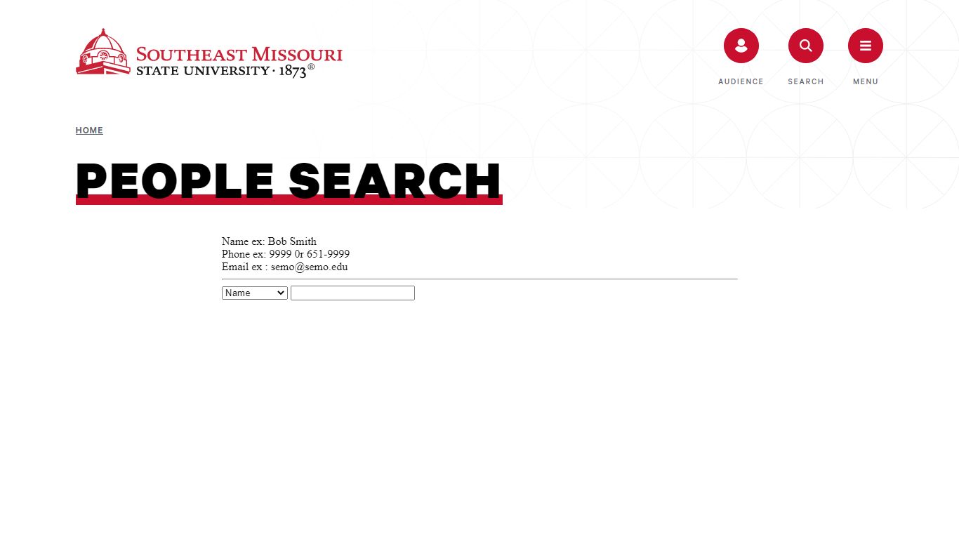 People Search - semo.edu